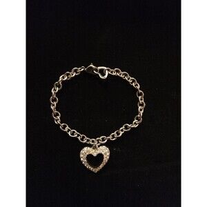 Swarovski Heart Bracelet Embedded with Swarovski Stones - Valentines Collection